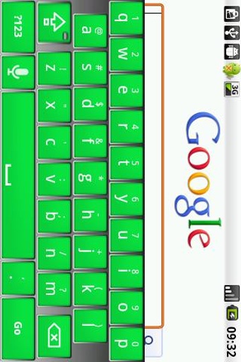 Elegant Green Keyboard Skin截图1