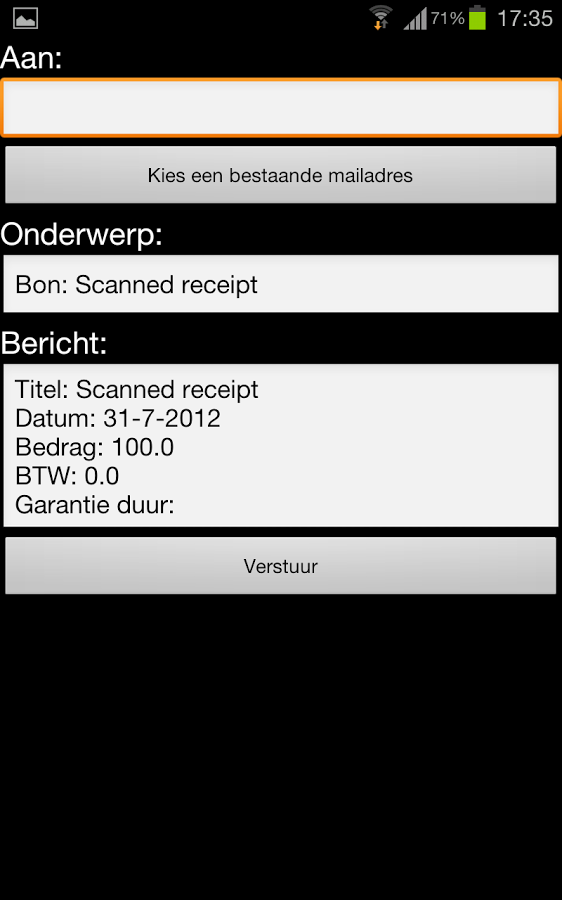 Receipt scanner截图3