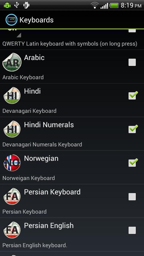 Norwegian Keyboard for i...截图2