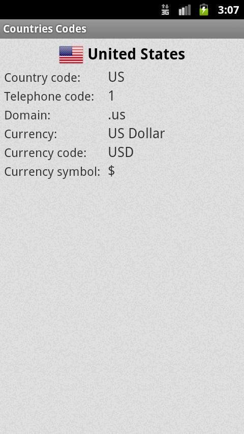 Countries Codes Reloaded截图3