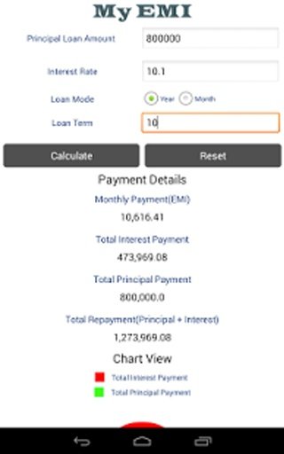 My EMI Calculator截图2