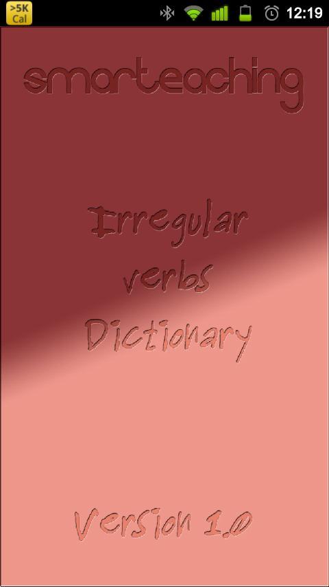 Irregular Verbs Dictionary截图1