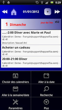 Calendrier fran&ccedil;ais-Test截图