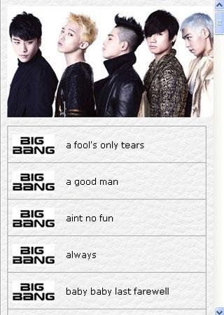 BIGBANG: Songs & Lyrics截图4