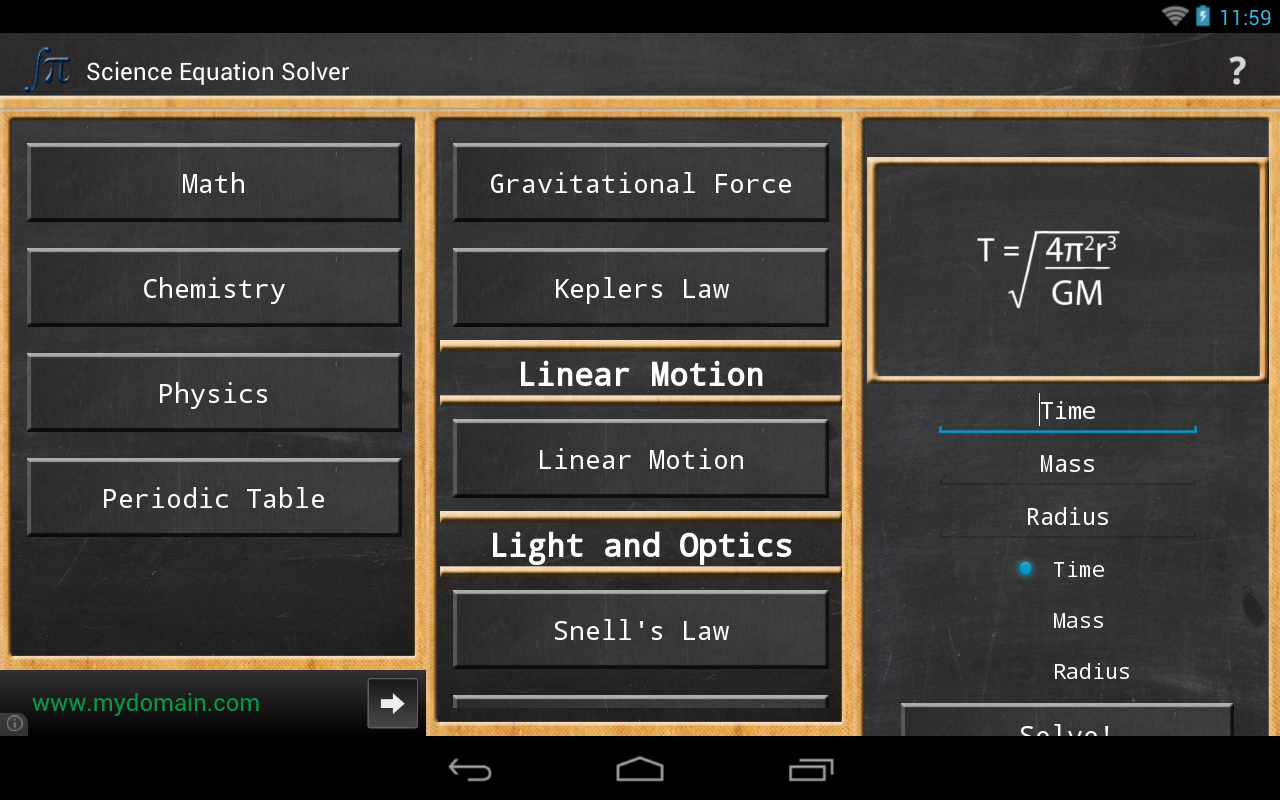 Science Equation Solver截图2