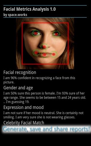 Facial Metrics Analysis截图5