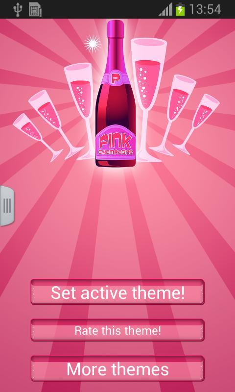 Pink Champagne Keyboard截图3