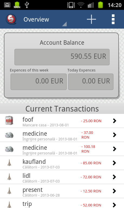 SQ Money Lite截图2