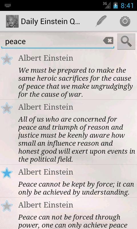 Daily Einstein Quote截图2