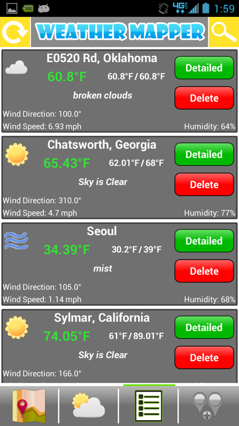 Weather Mapper截图5