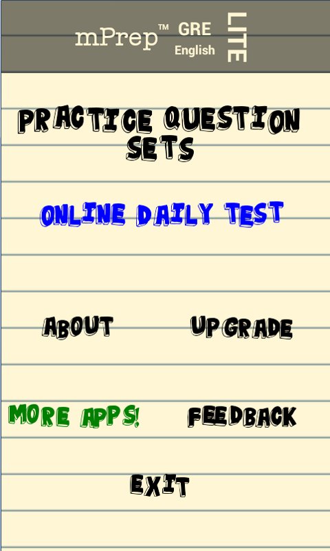 mPrep GRE English (Lite)截图4