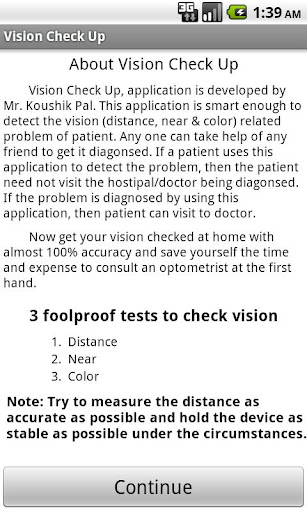 Vision Check Up截图1