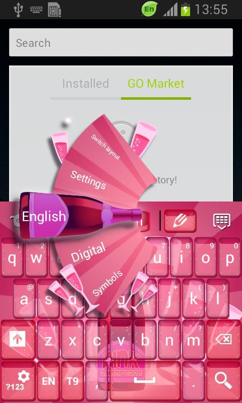 Pink Champagne Keyboard截图2