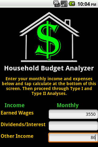 Household Budget Analyzer Free截图3