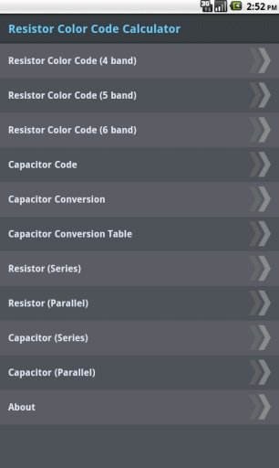 Resistor Color Code Calculator截图3