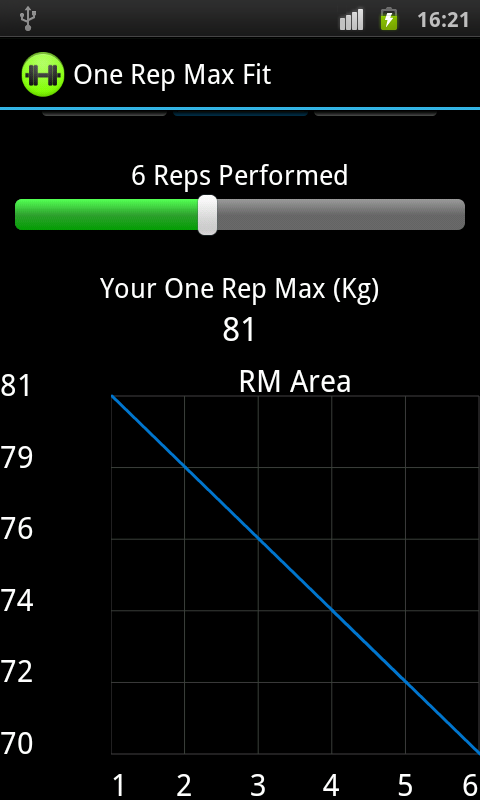 One Rep Max Fit截图5