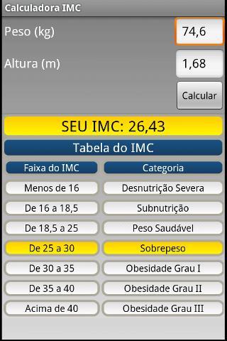 Calculadora IMC截图3