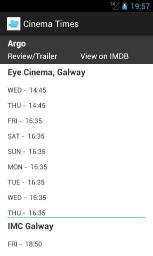 Cinema Listings Ireland截图3