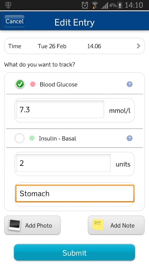 Diabetes UK Tracker截图1