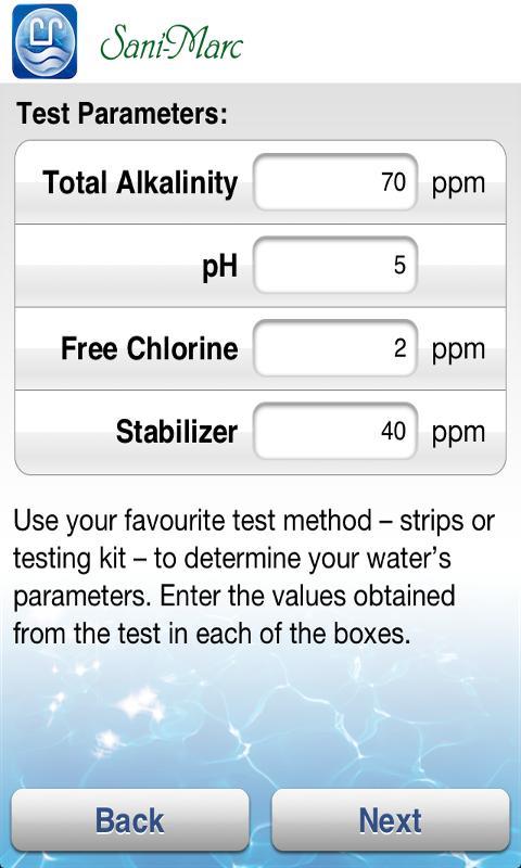 Sani Marc Water Analysis截图3