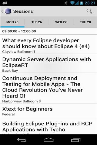 的会议 EclipseCon2013截图1