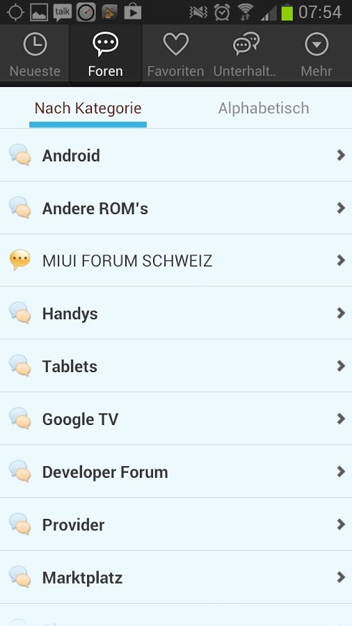 Android Schweiz Forum Ap...截图2