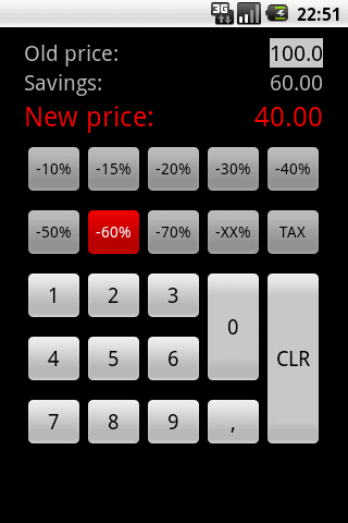 Discount Calculator - Simple截图2