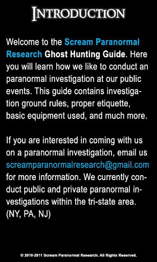 SPR Ghost Hunting Event Guide截图2