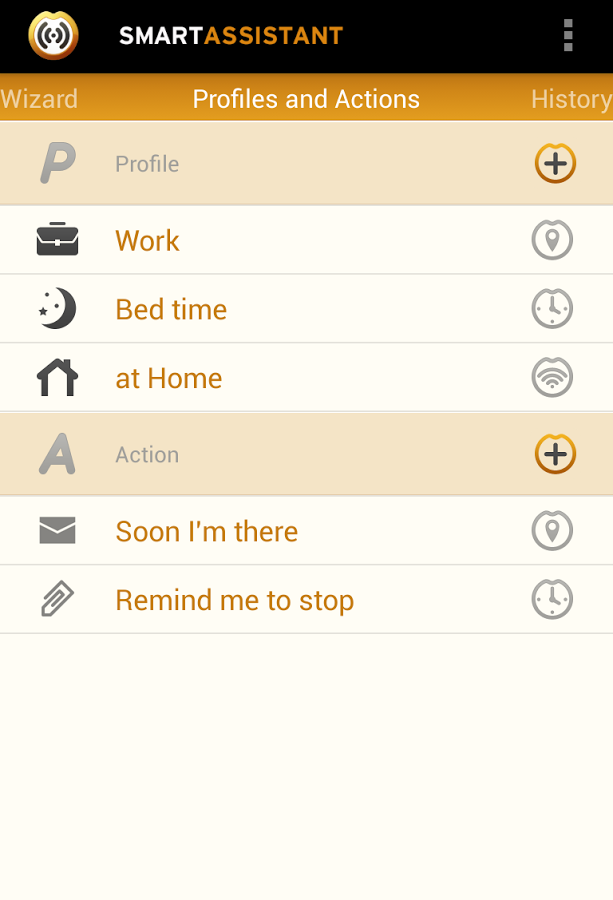 Smart Assistant Smart Profiles截图1