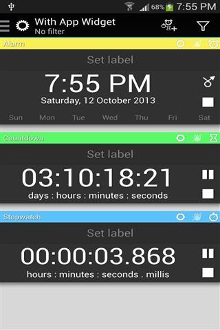 Timers And Widgets截图3