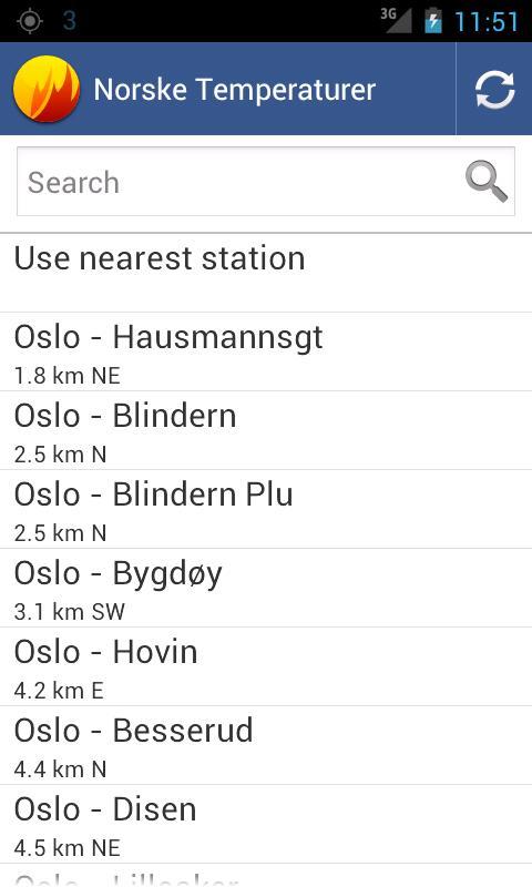 Norske temperaturer截图3