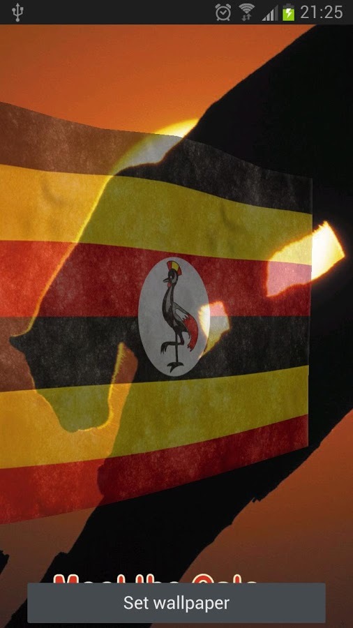 Uganda Flag Live Wallpap...截图2