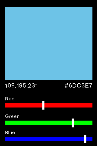 RGB / HEX Color Selector截图4