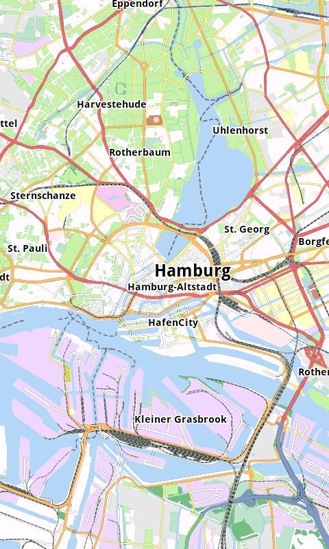 Hamburg Offline City Map截图1