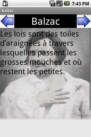 citations de Balzac截图1