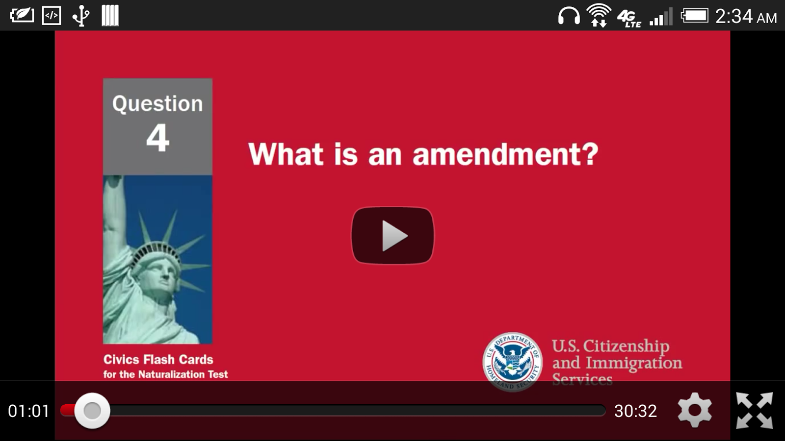 US Citizenship Test 2014 Audio截图9
