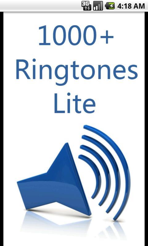 1000+ Ringtones Lite截图1