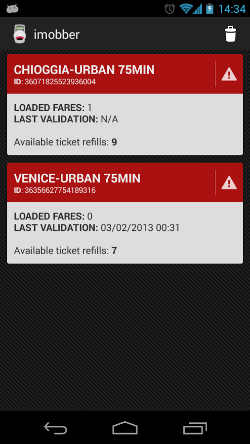 Imobber - Venice Ticket Reader截图2