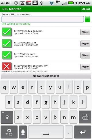 Mobile URL Monitor截图1