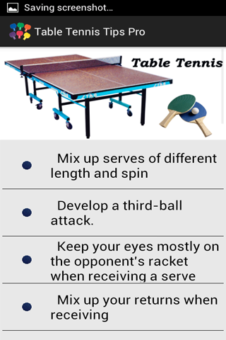 Table Tennis Tips截图2