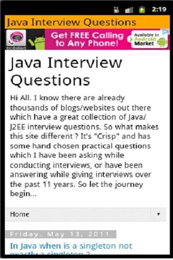 Java Interview Question截图2