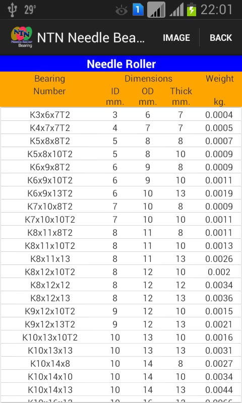 NTN Needle Bearing截图6