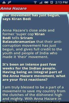 Anna Hazare(AntiCorruptionInd)截图