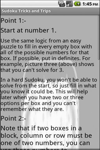 Sudoku Tricks and Tips截图3