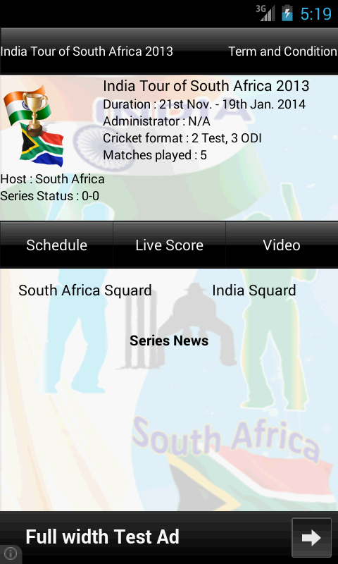 India Vs South Africa 20...截图4