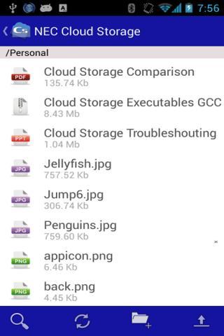 NEC Cloud Storage截图4