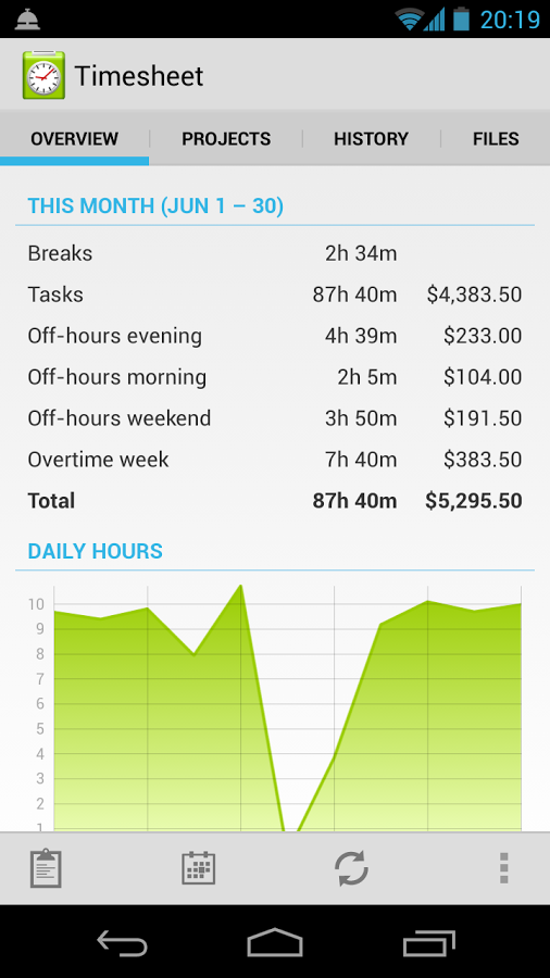 Timesheet Extension截图1