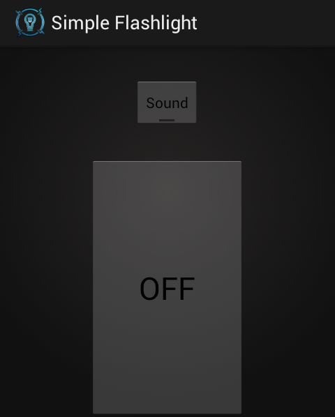 Simple Big Button Flashlight截图1