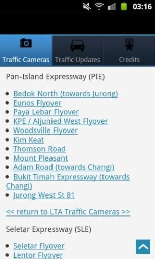 Singapore Live Traffic Updates截图5