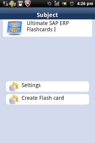 Ultimate SAP ERP Flashca...截图1